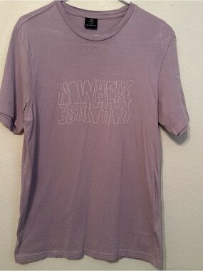 Cotton On Lilac Nowhere Paradise Graphic Tee - Men